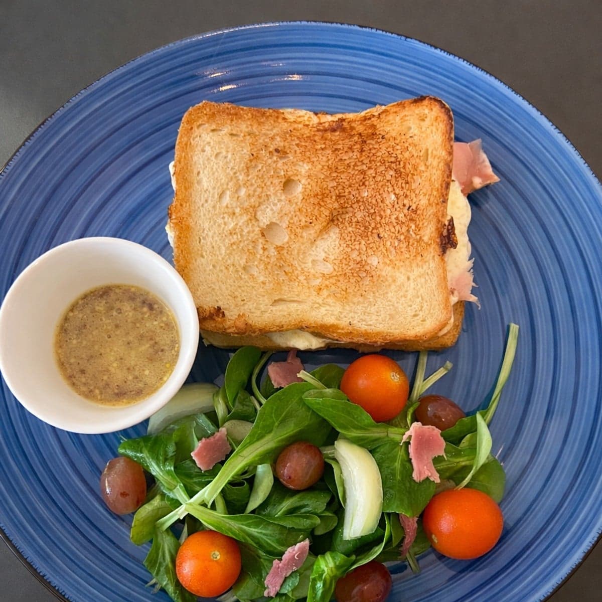 Croque monsieur à la poêle