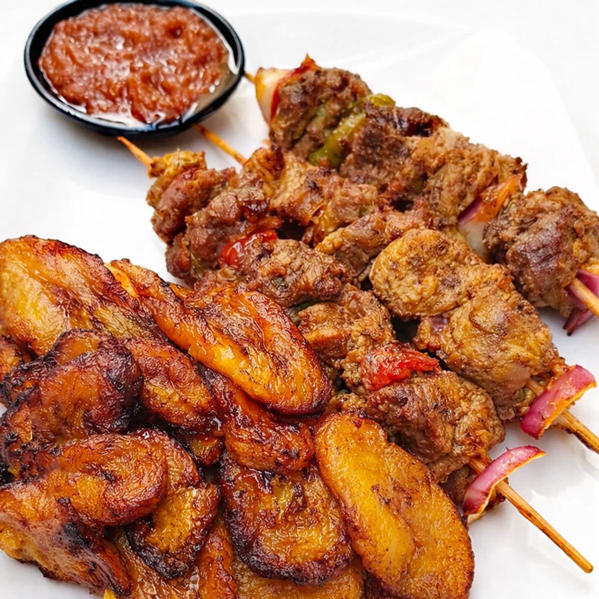 Des brochettes de filet de boeuf