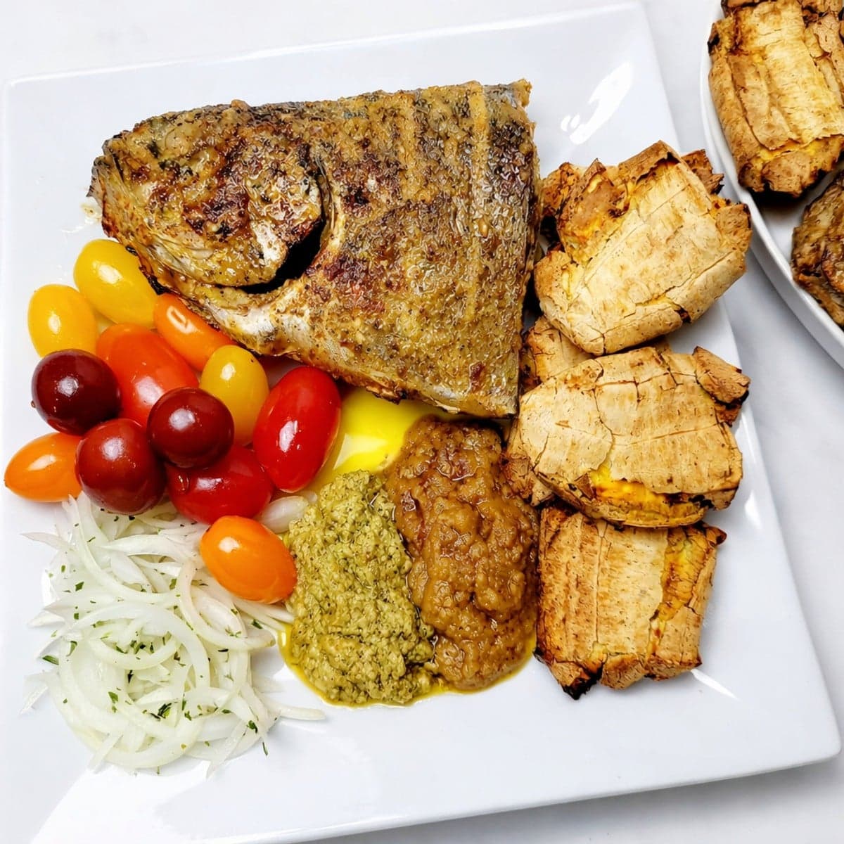 Du poisson braisé