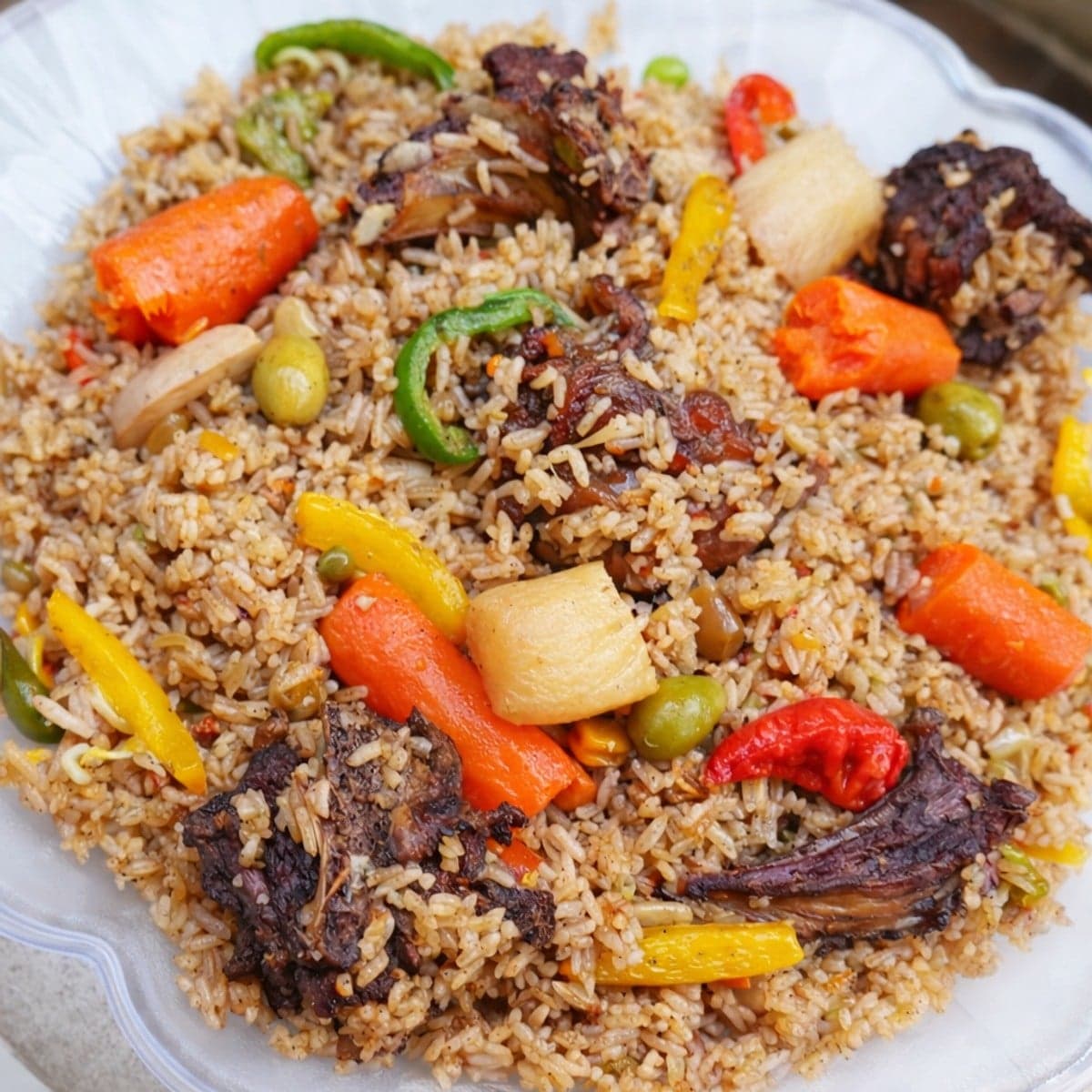 Du riz gras au mouton
