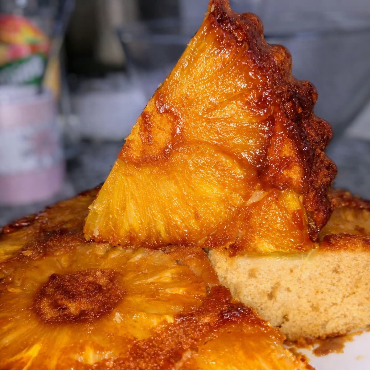 Gâteau renversé à l’ananas caramélisé : recette