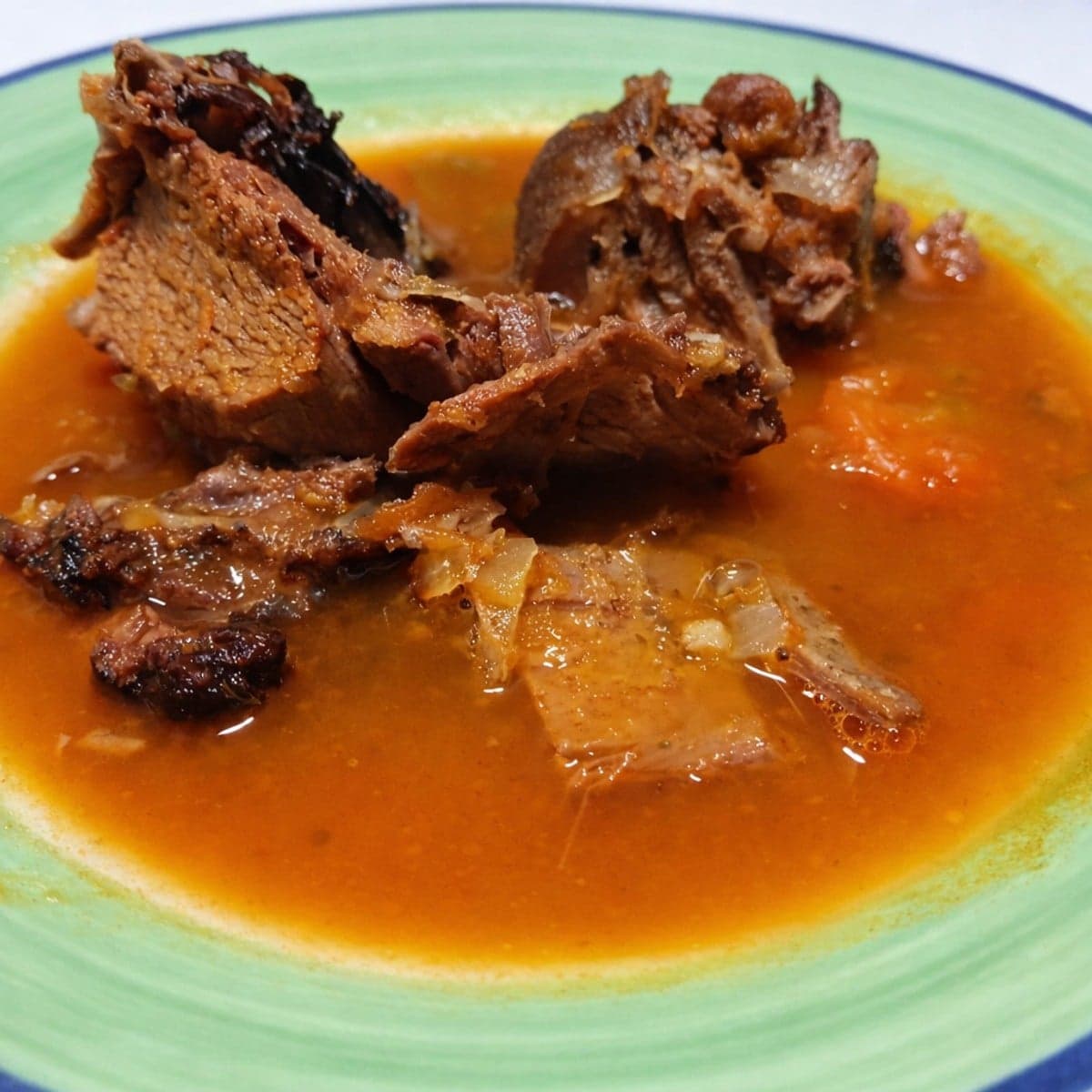Le pépé soupe de biche bien pimenté