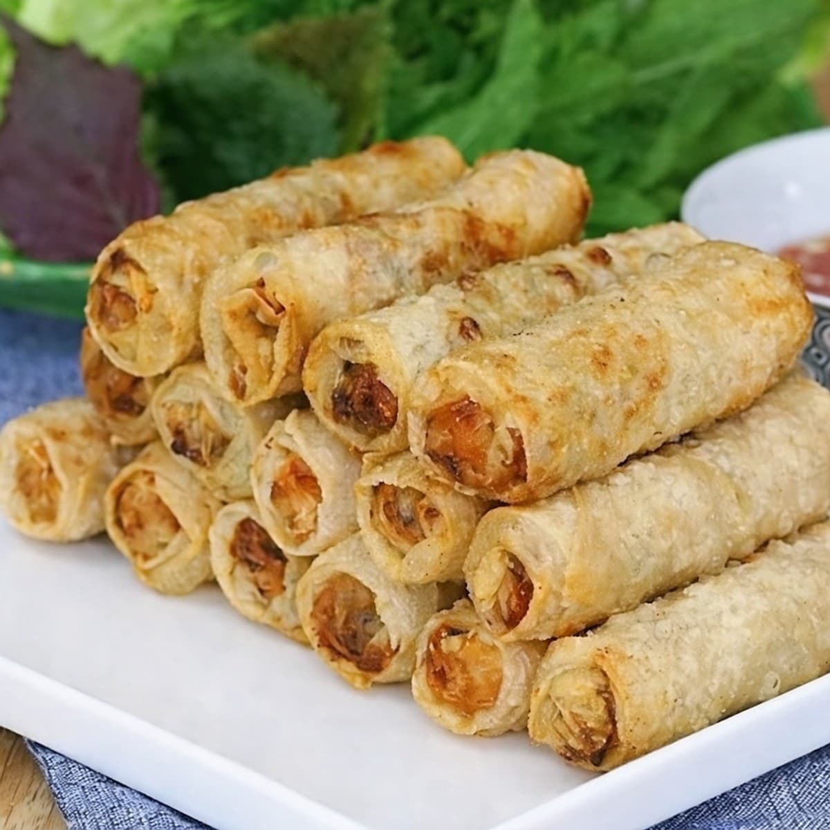 Nems au Poulet et Crevettes