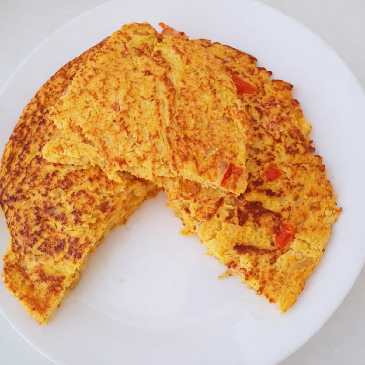 Omelette au chou blanc