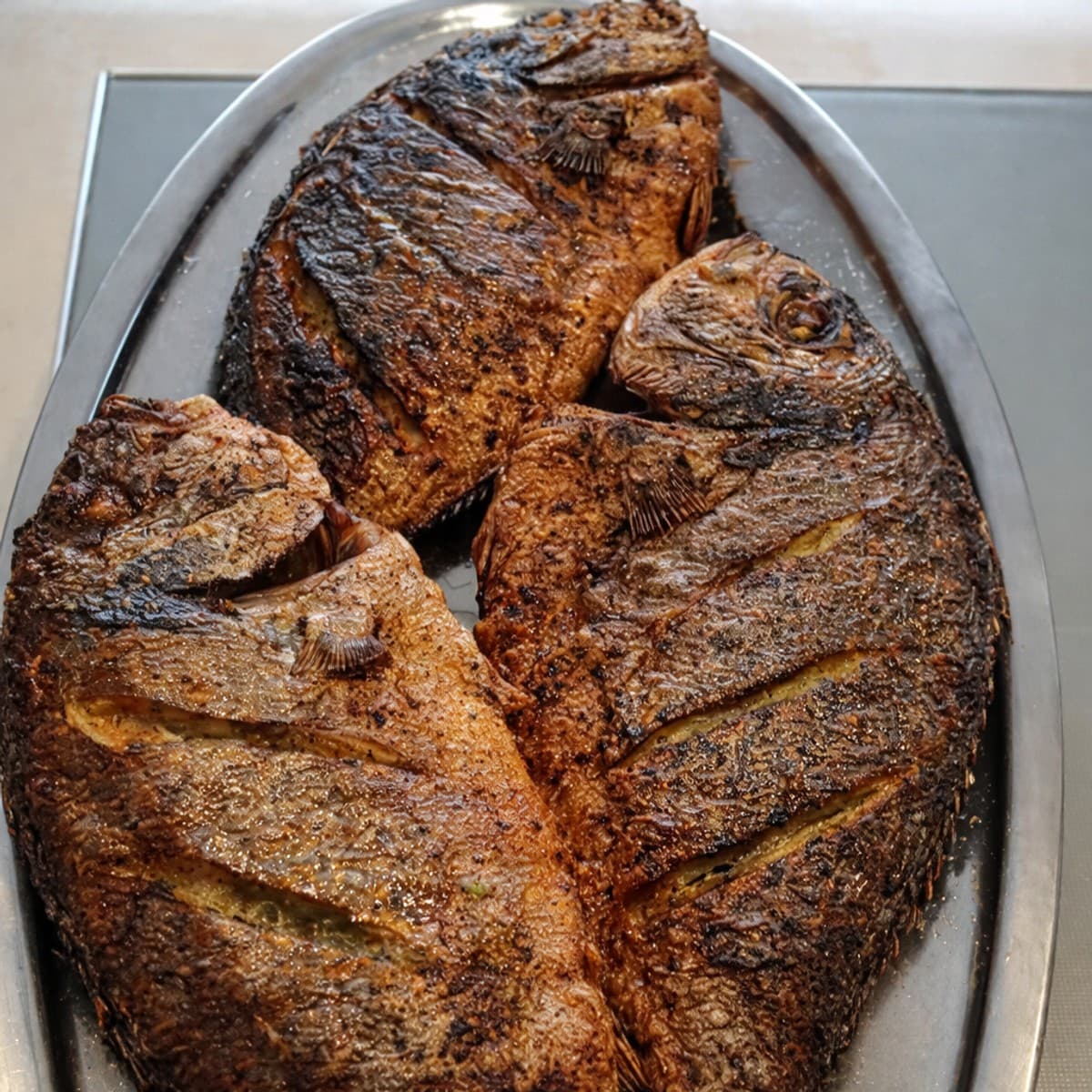 Dorade royale frite