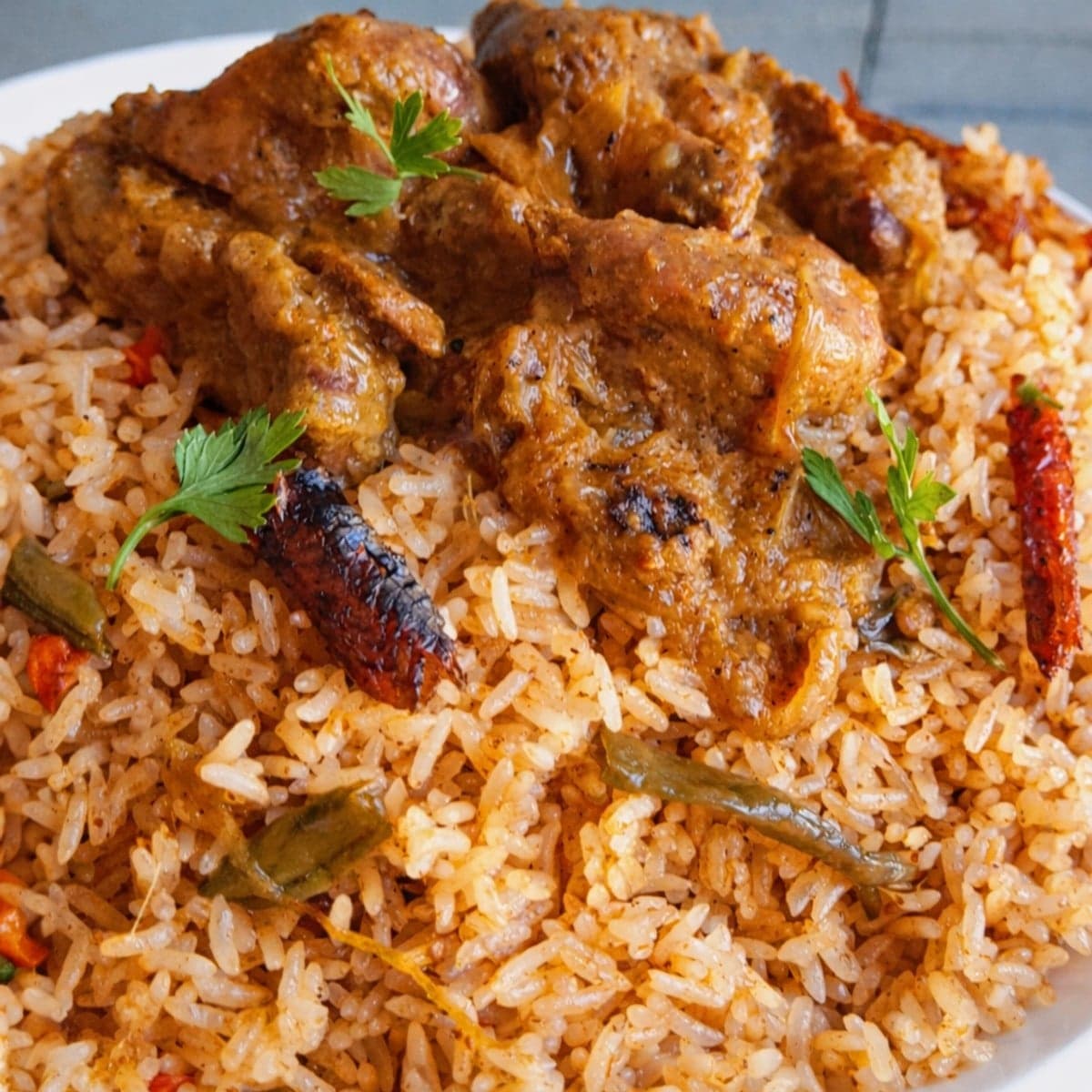 Riz gras au tamarin et son yassa de gésiers
