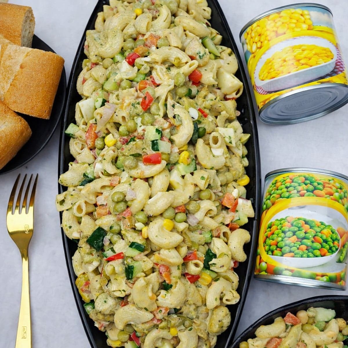 Salade de macaroni aux légumes Lilia et au poulet