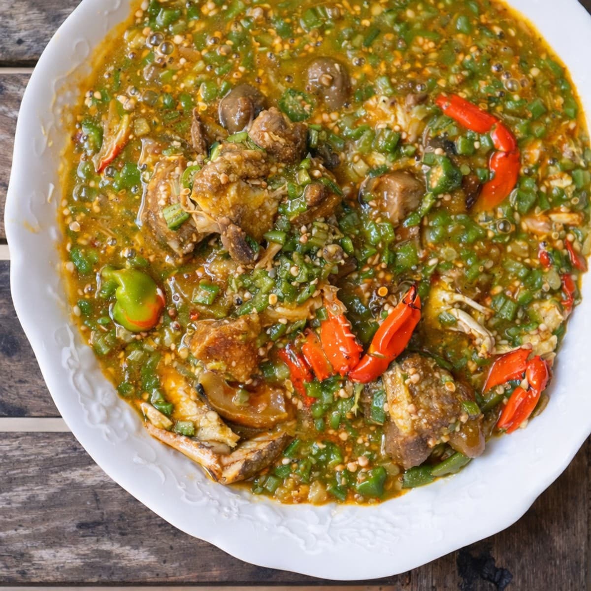 Sauce gombo à la Béninoise