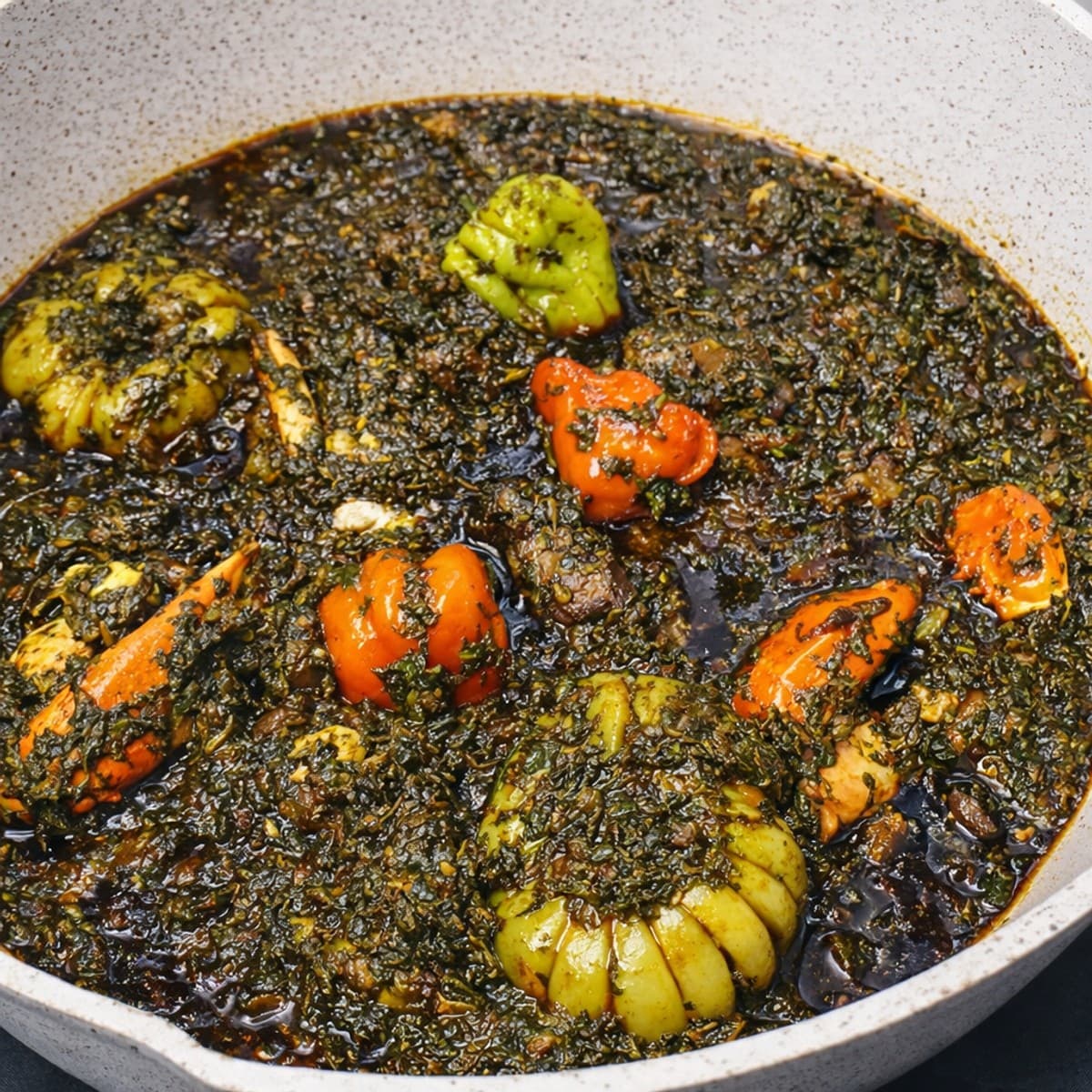 Sauce feuilles : recette africaine