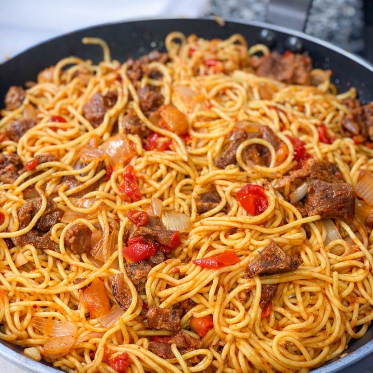 Spaghetti à la viande : recette italienne