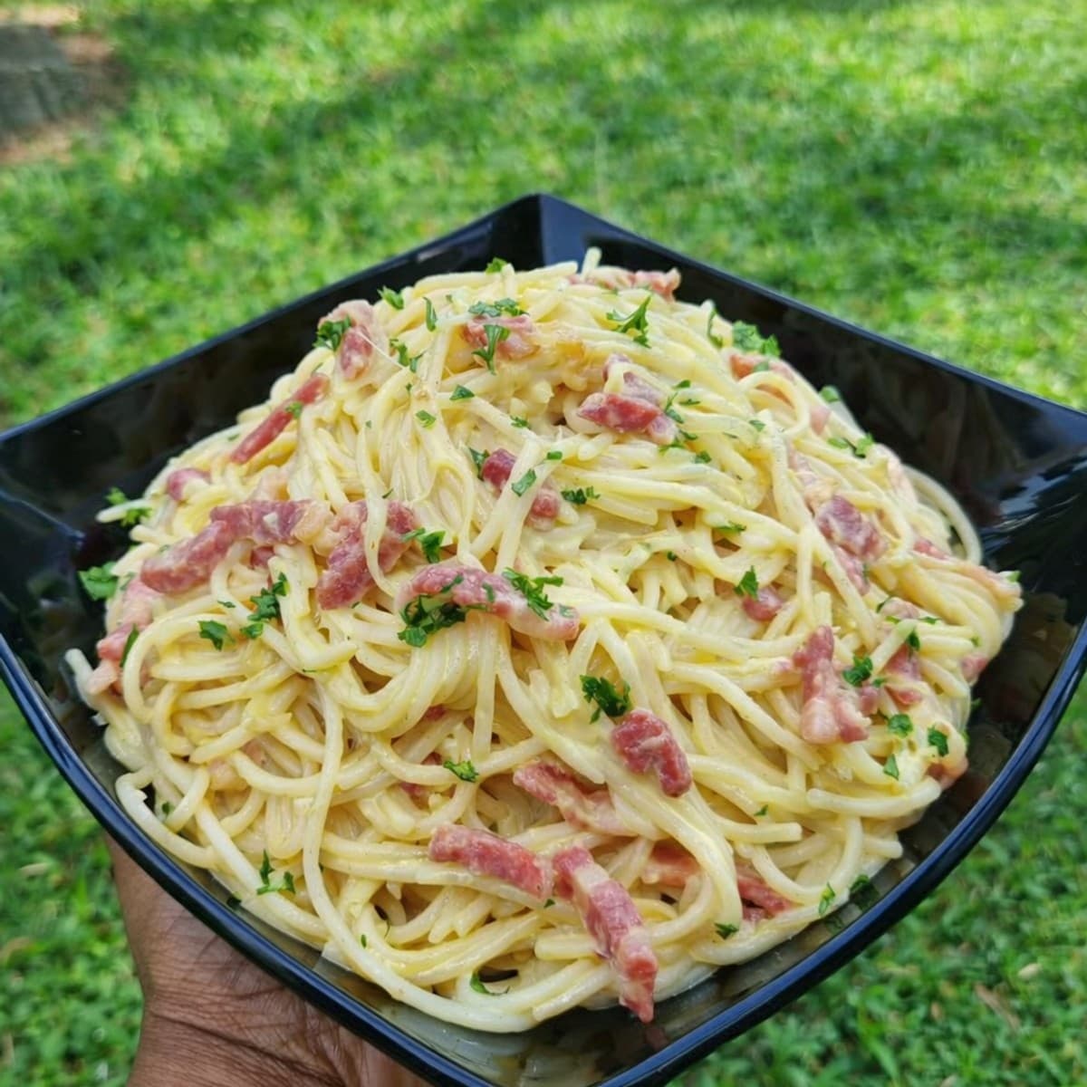 Spaghetti carbonara : recette italienne