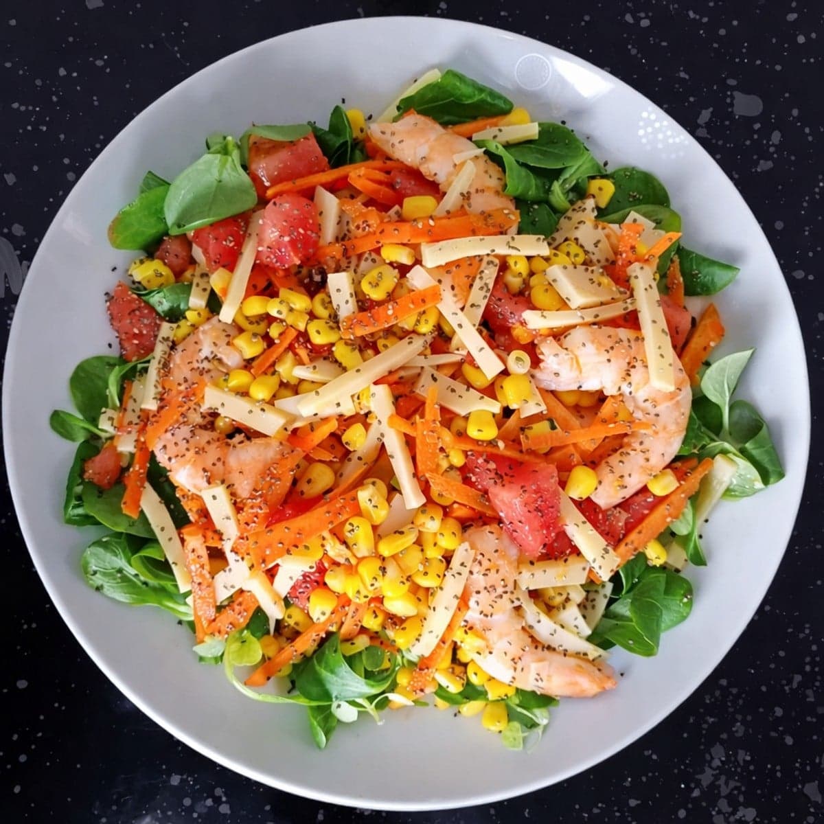 Une petite salade composée