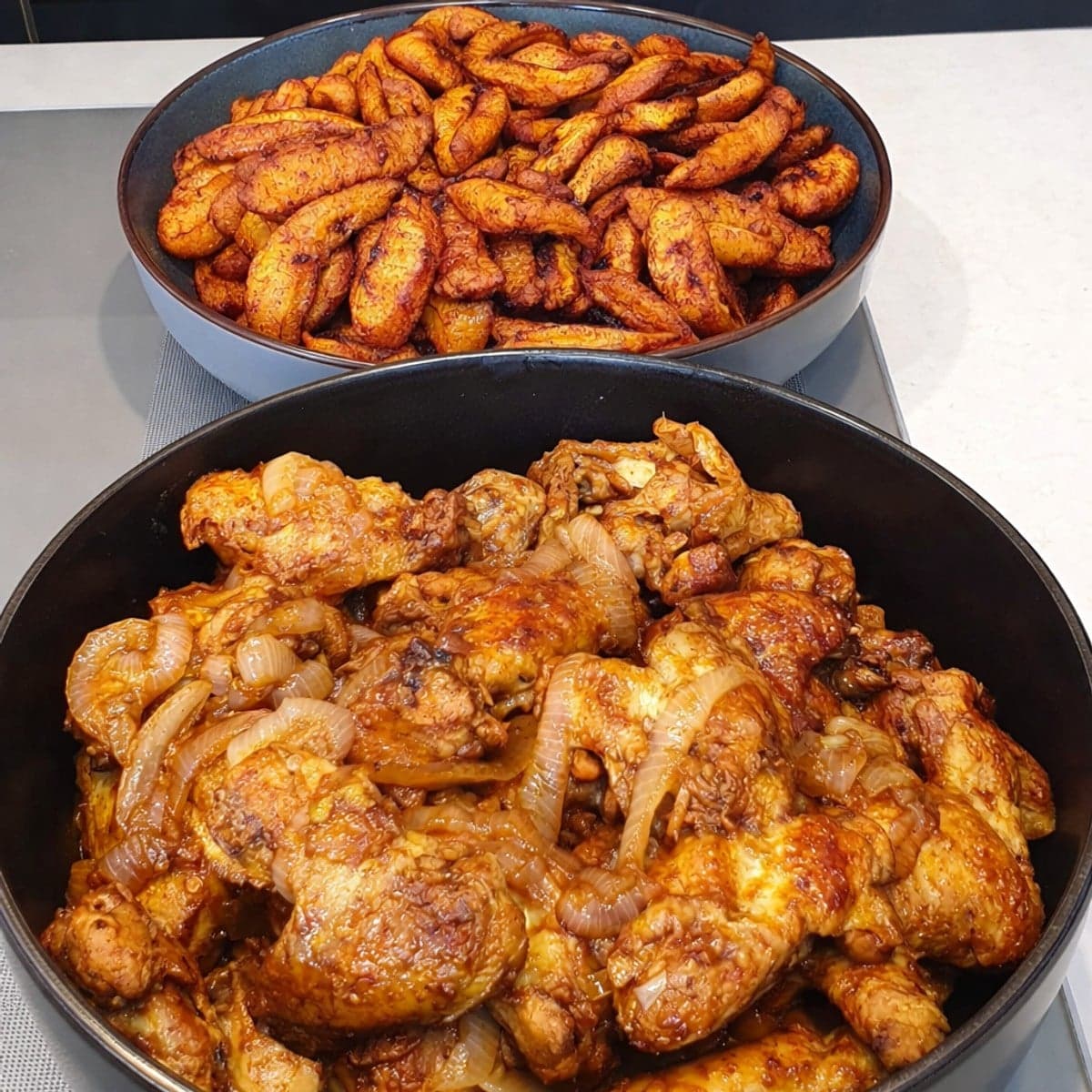 Ailes de poulet aux alloco