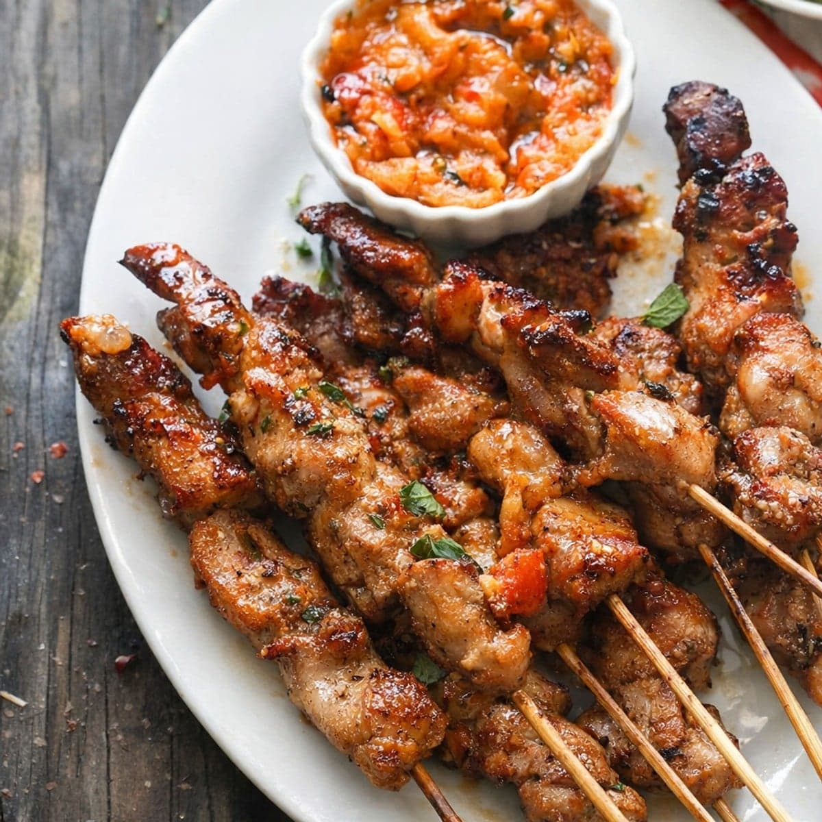 Brochettes de poulet marinées au Peri-Peri