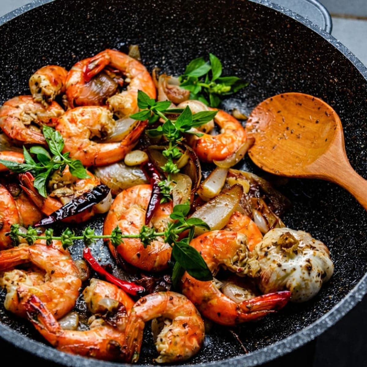 Conseils pour la bonne cuisson des crevettes.