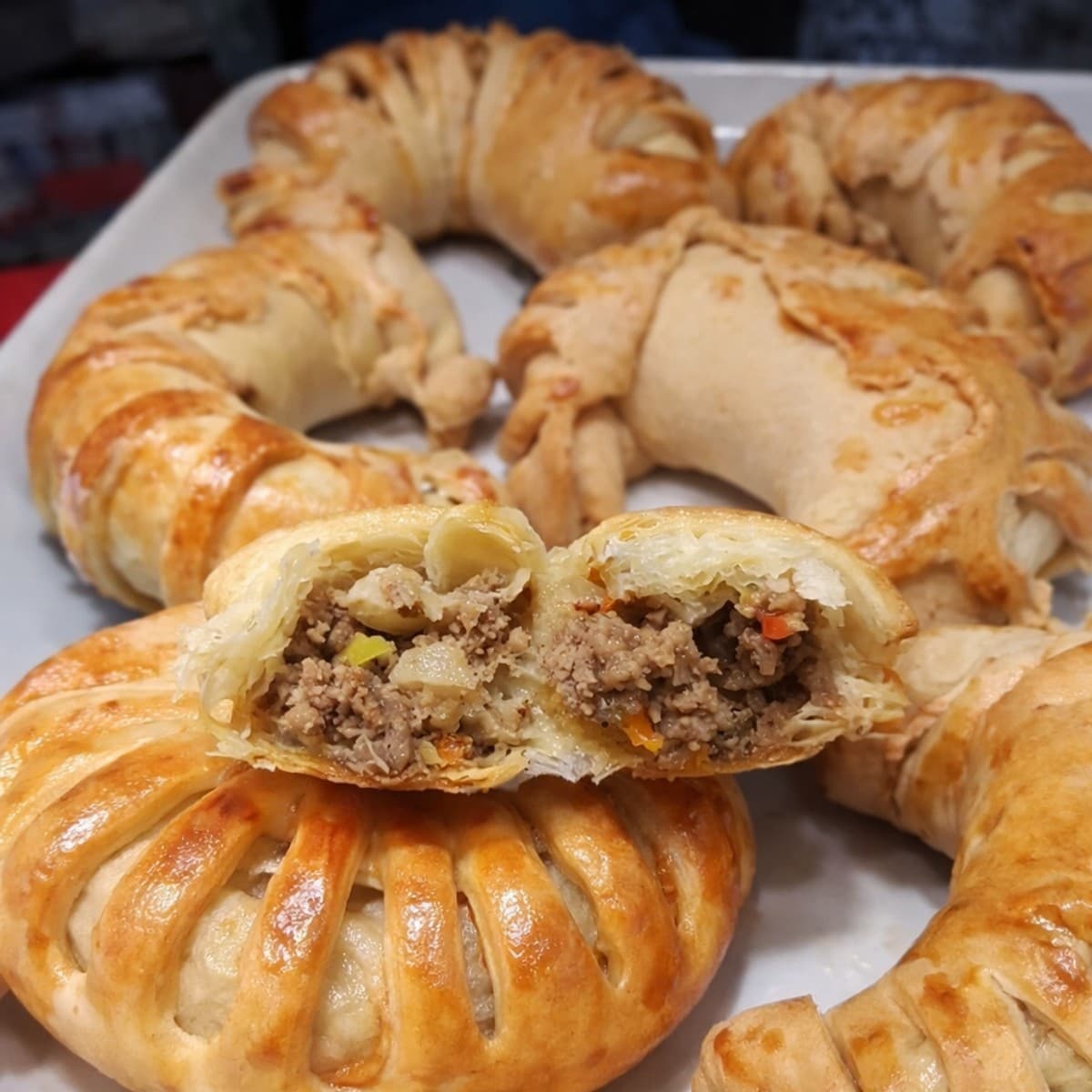 Pastels tressés à la viande : recette sénégalaise