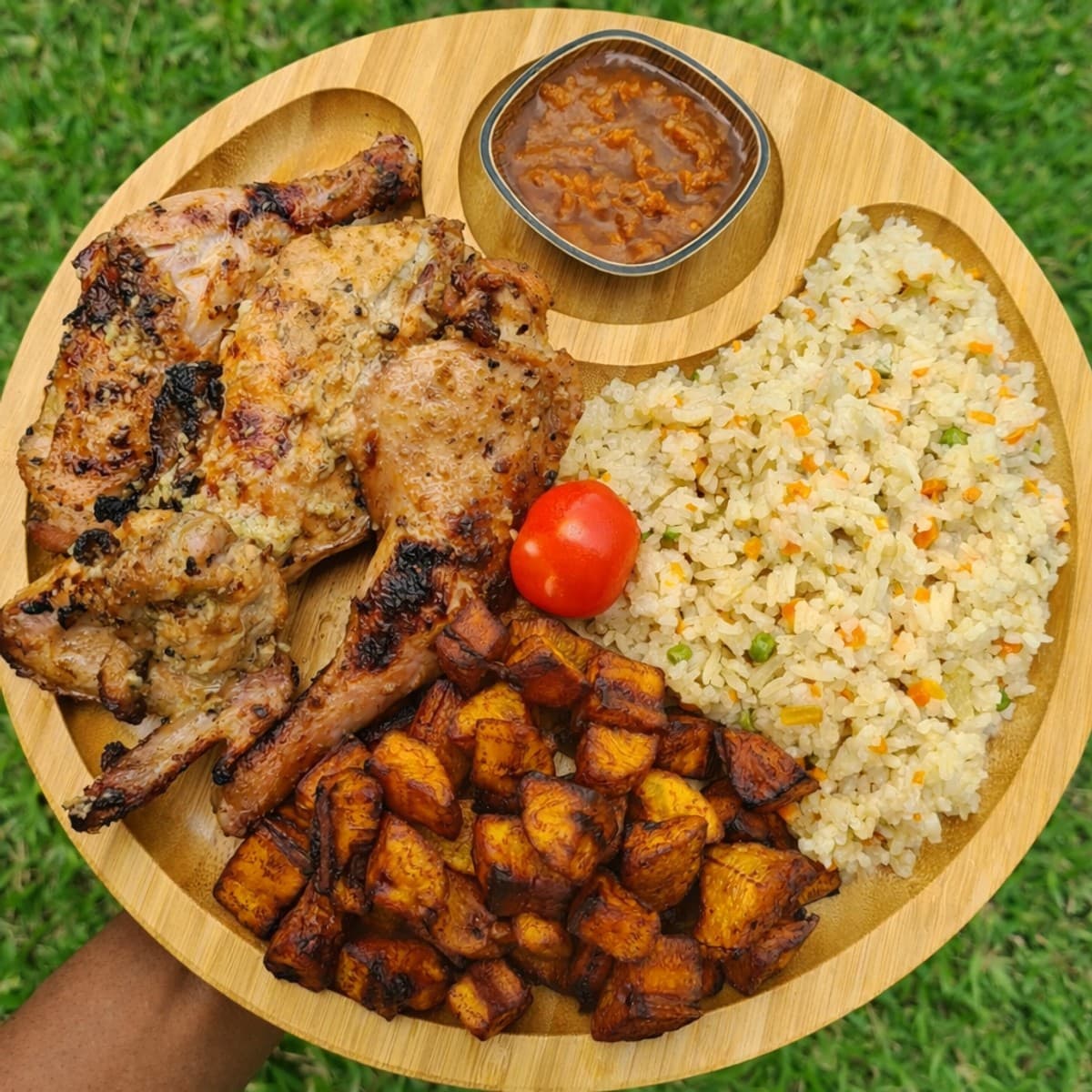 Poulet grillé à la marinade yaourt