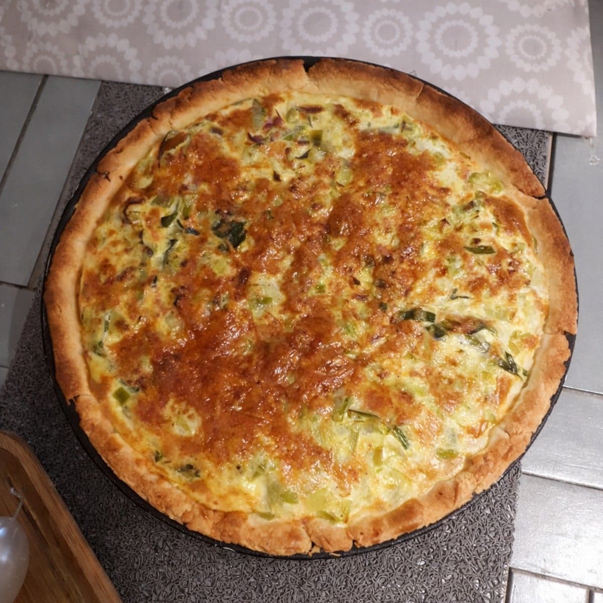 Quiche aux poireaux