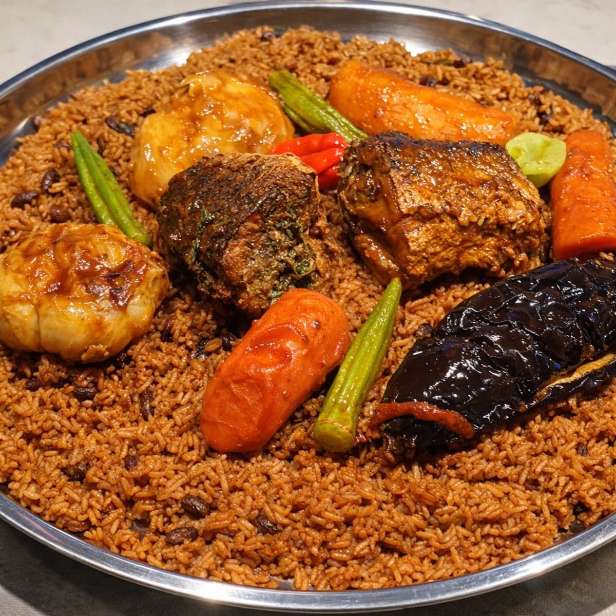 Riz au soumbara ou riz gras au soumbara