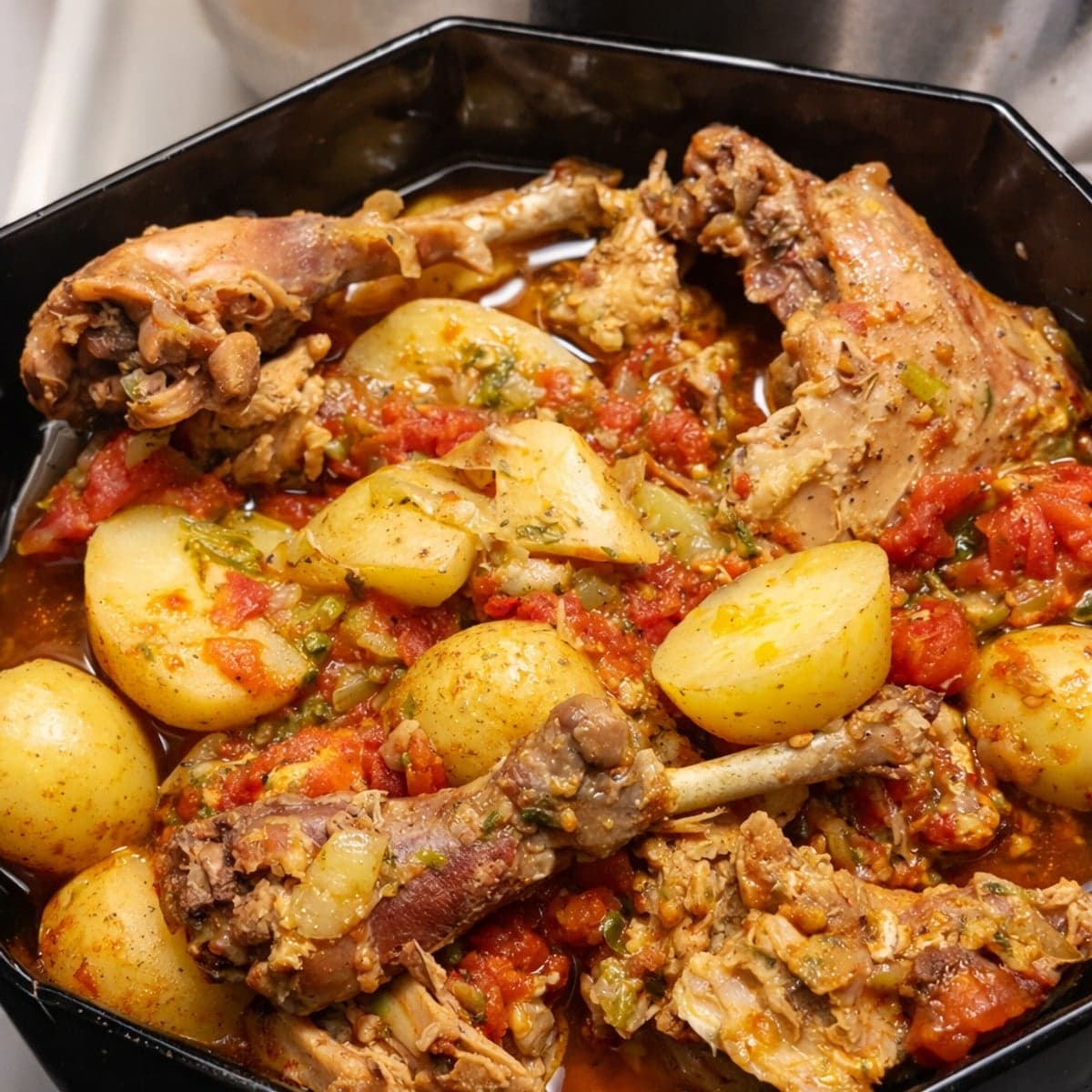 Ragoût de poulet pommes de terre👌