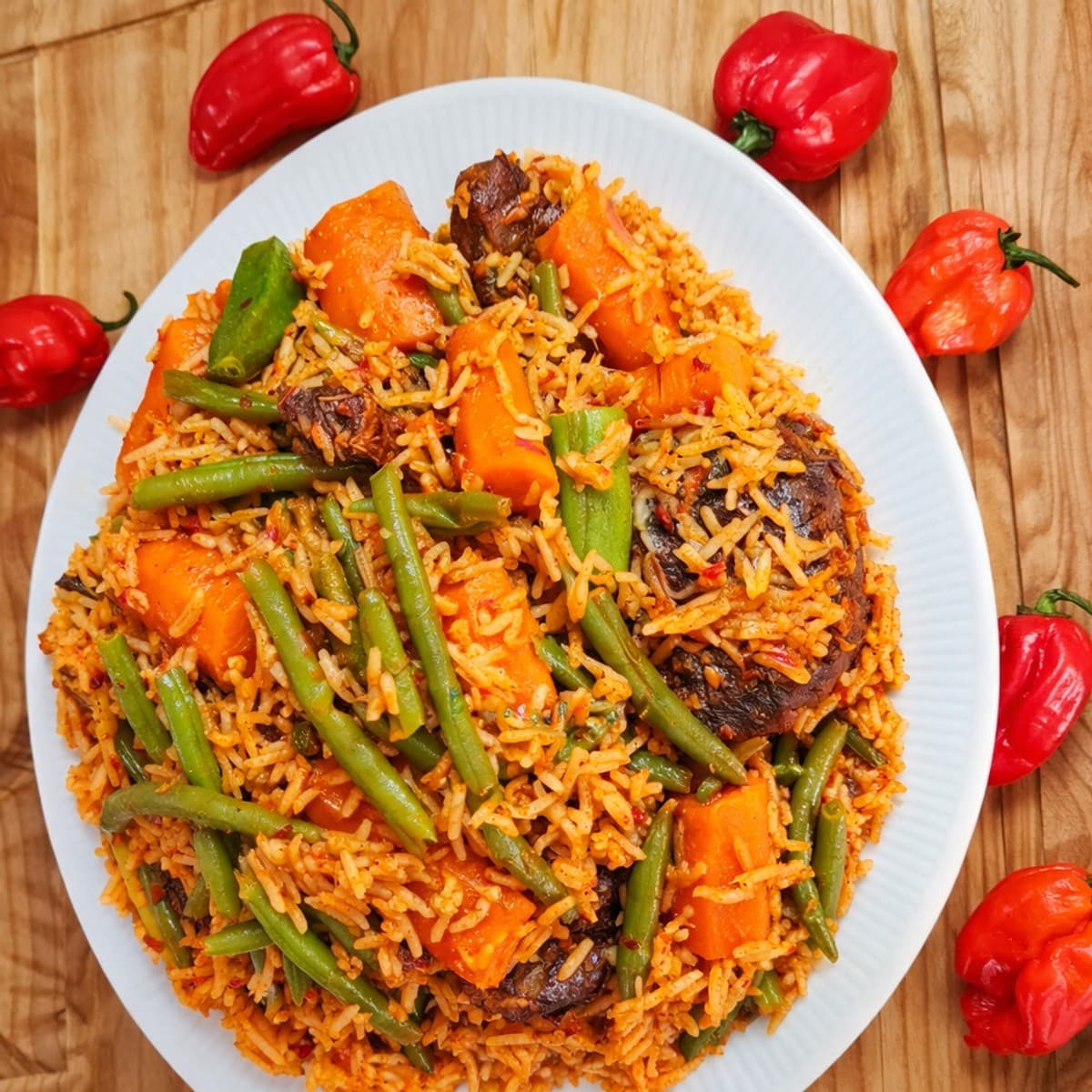 Riz gras rouge au mouton : un festin plein de saveurs