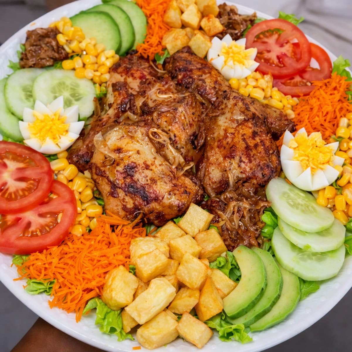 Salade africaine gourmande : recette fraîche et colorée