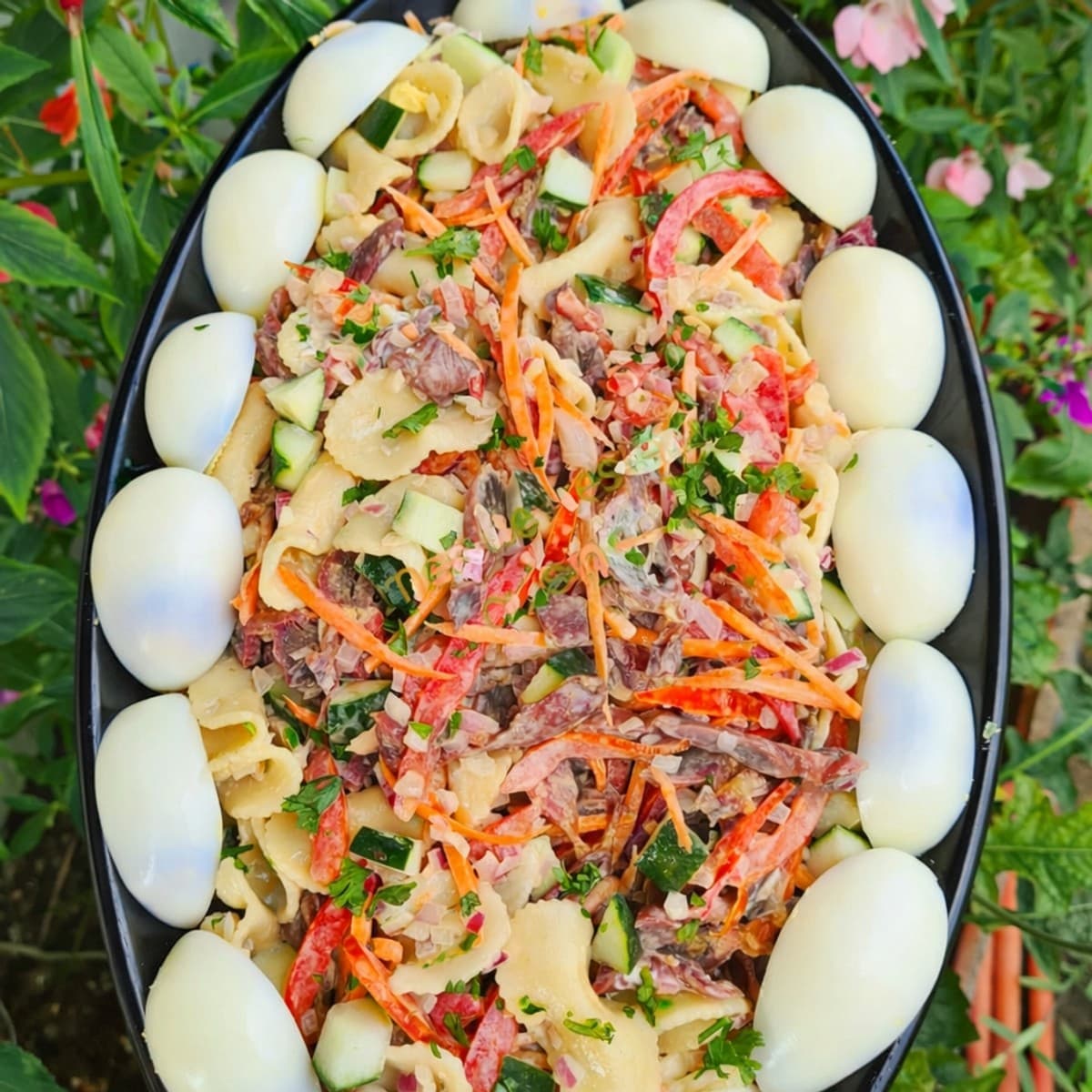 Salade de pâte et gésier