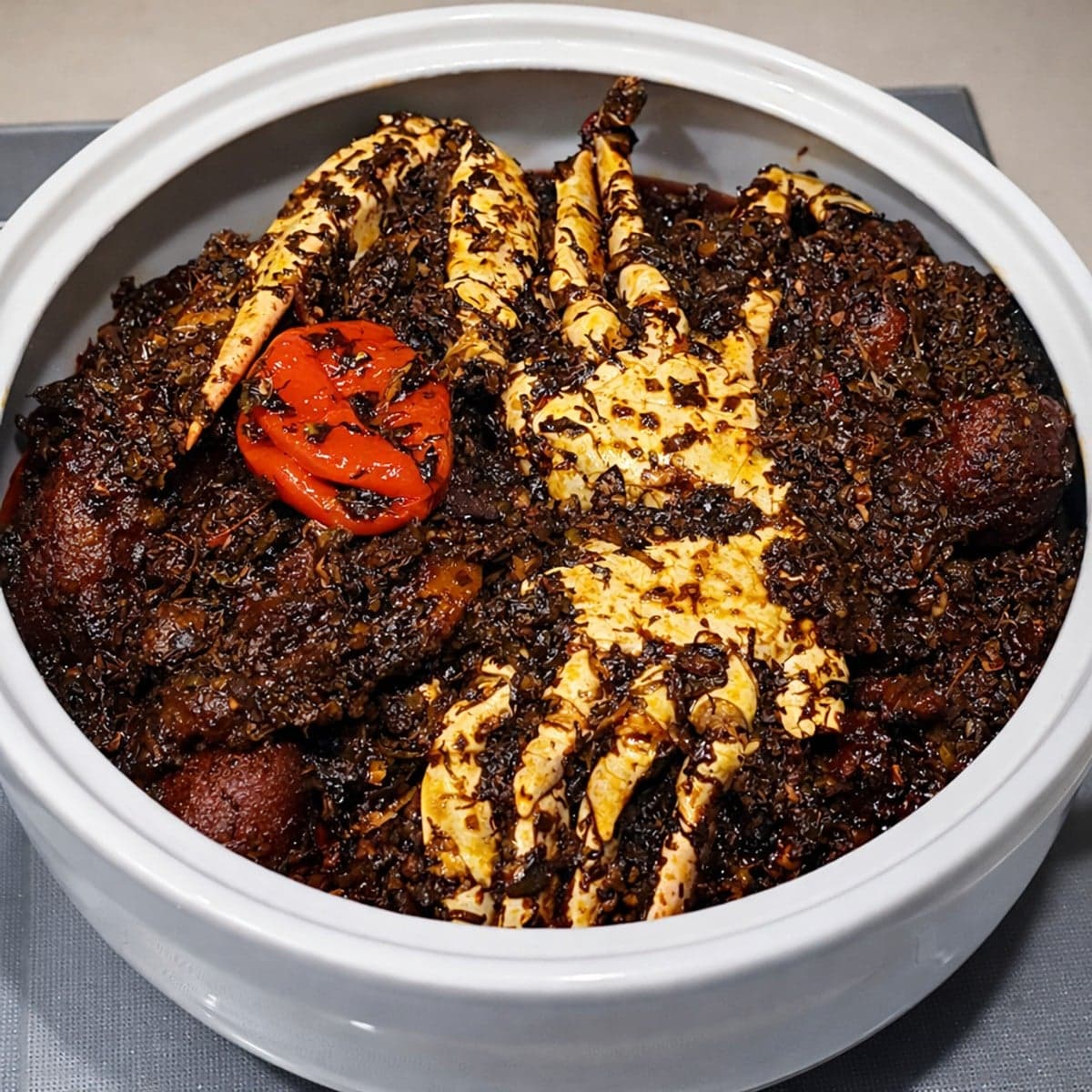 Sauce feuilles de patate douce