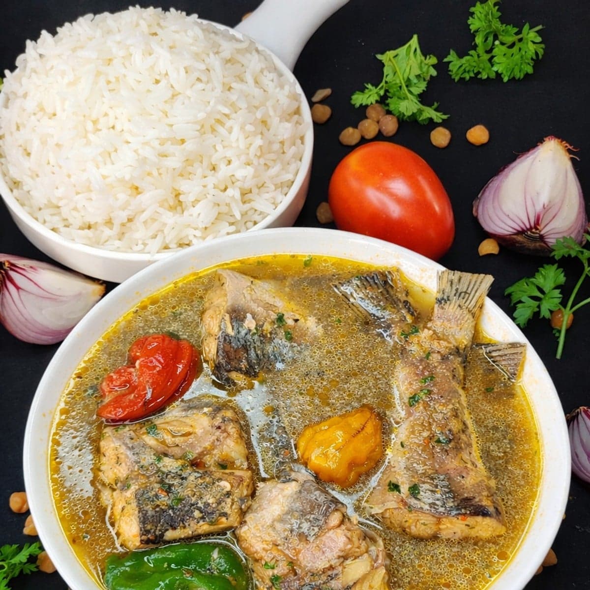 Soupe de mâchoiron à la citronnelle