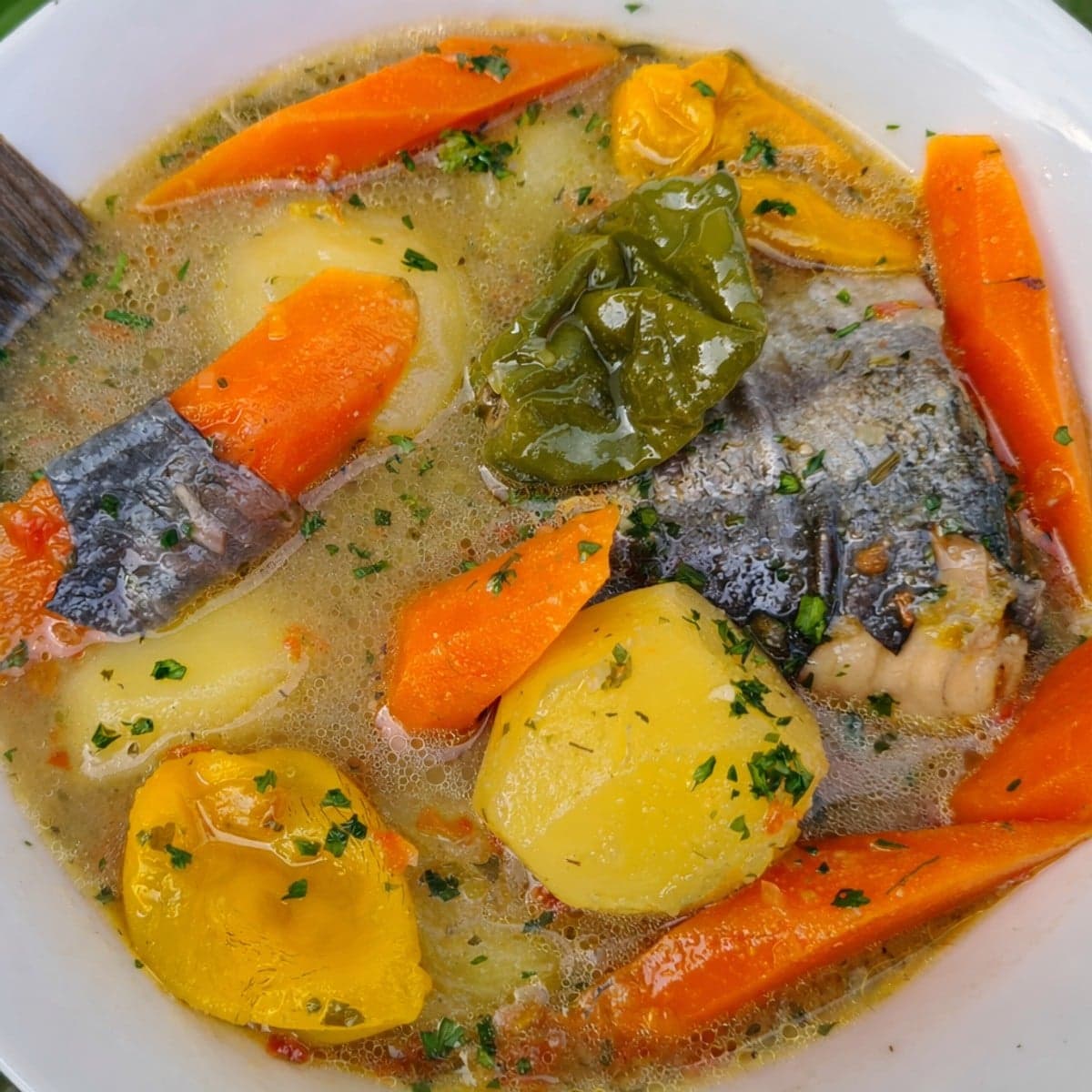 Soupe de pommes de terre et machoiran by lolo