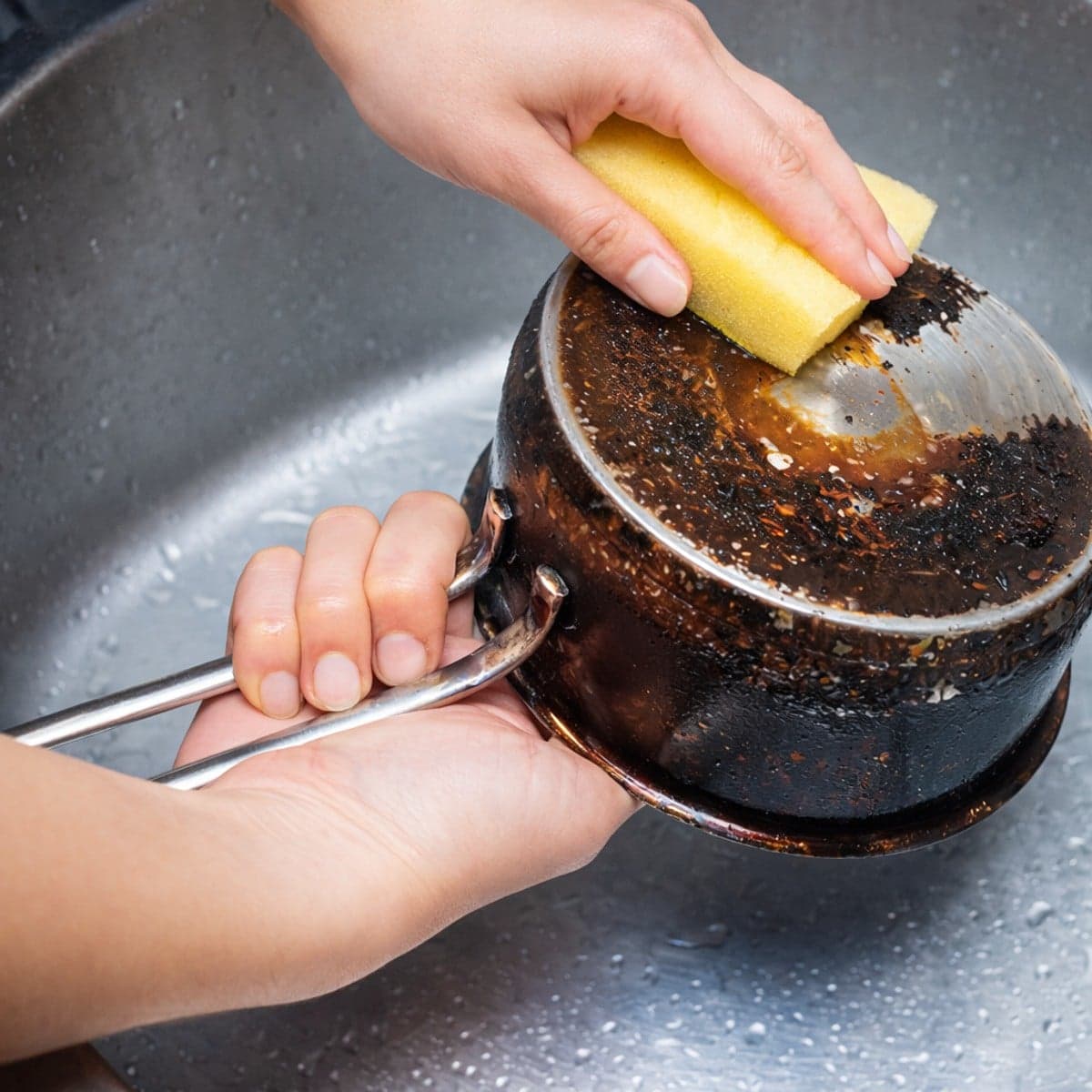 Comment nettoyer une poêle ou casserole brûlée ?