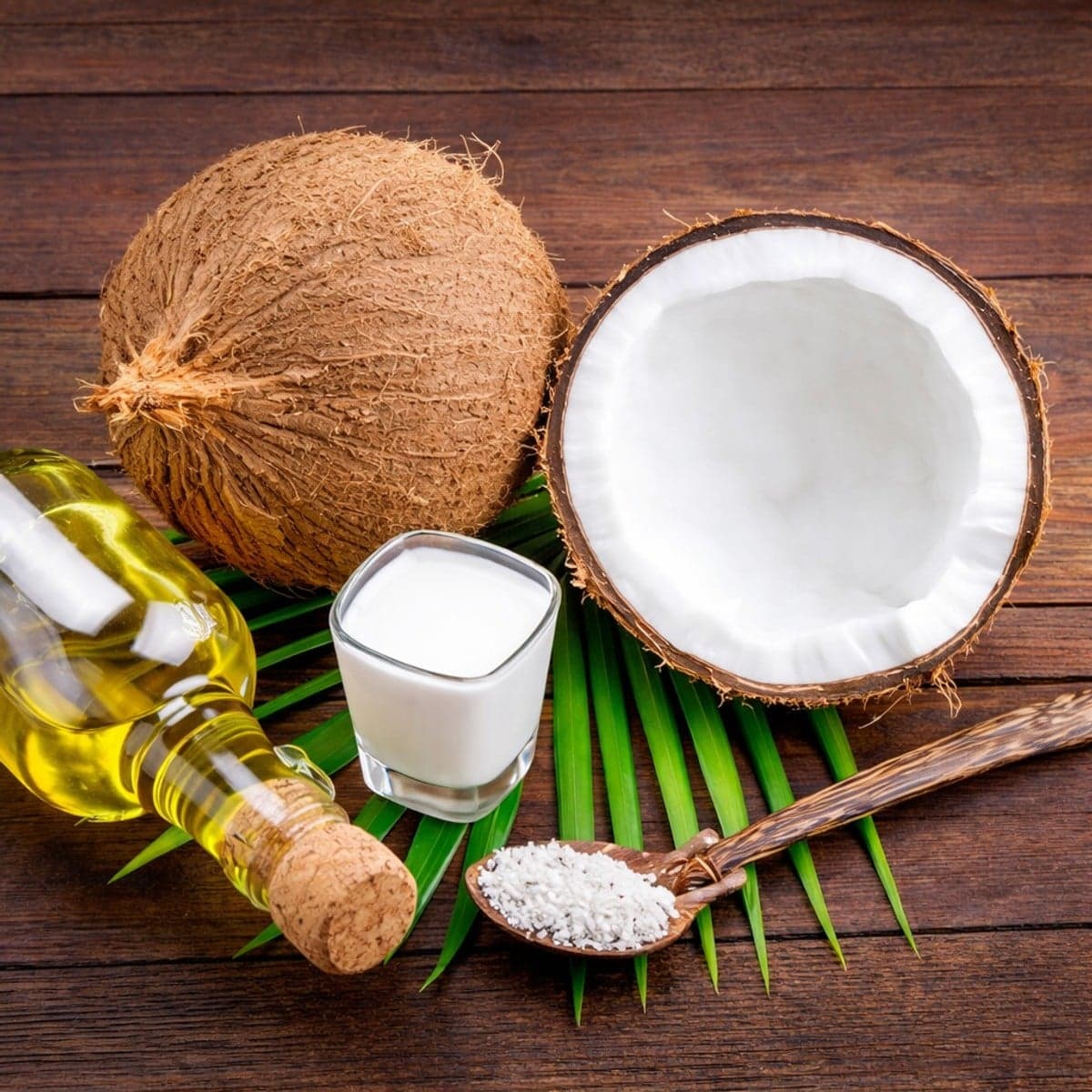La différence entre le lait de coco et l’huile de coco