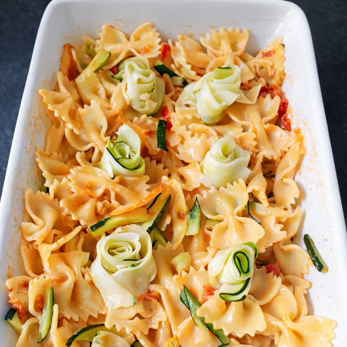 Pâtes à la courgette : recette légère
