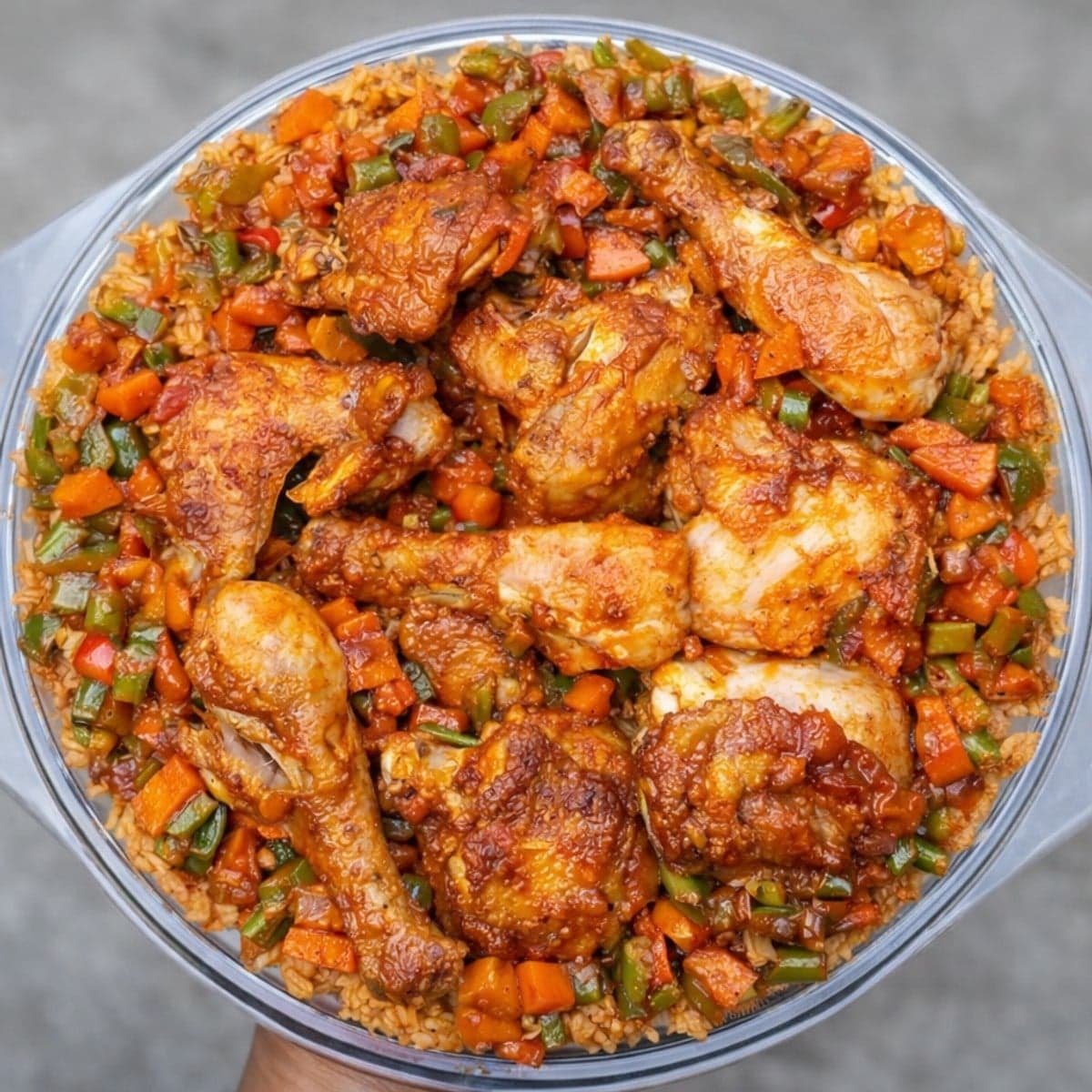 Jollof rice au poulet : recette ouest-africaine facile