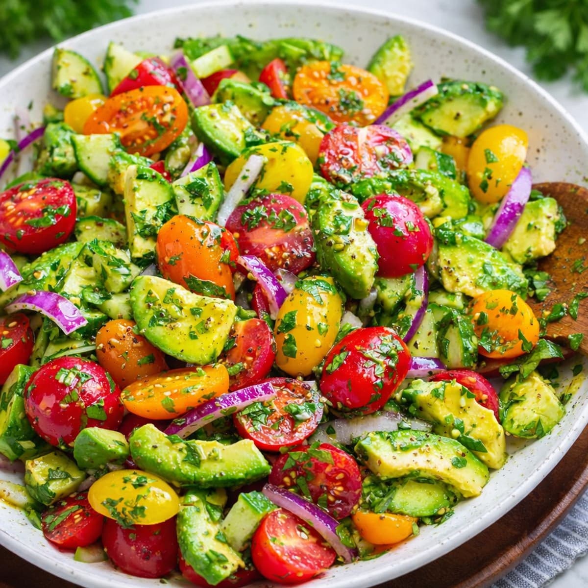 Salade minceur pour dégonfler le ventre