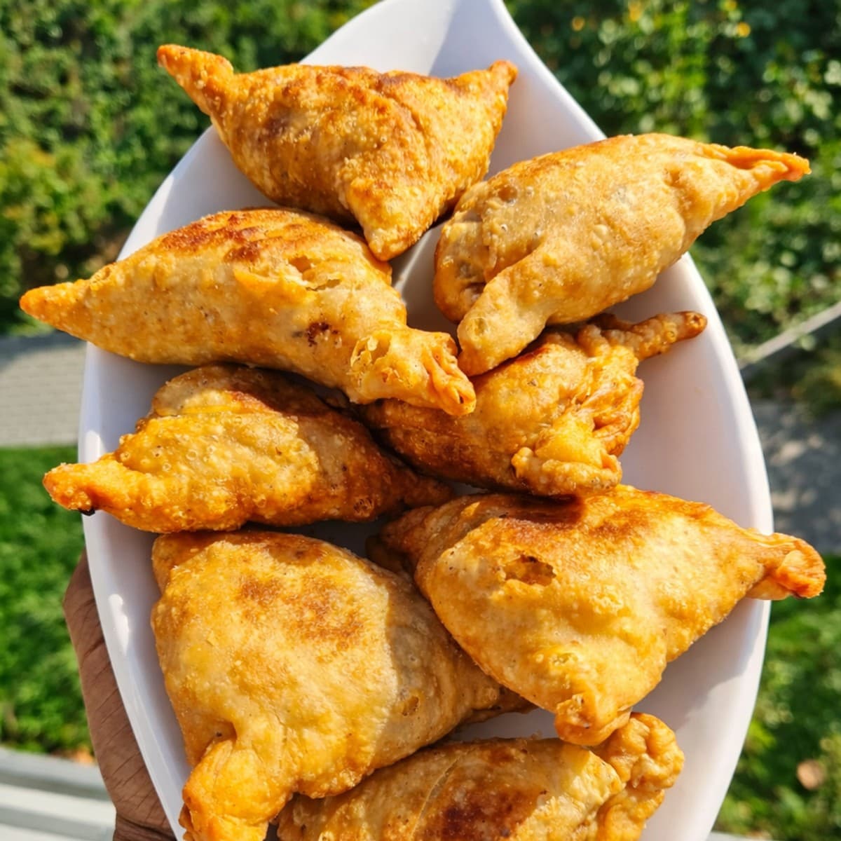 Samosa ( la farce et les feuilles)
