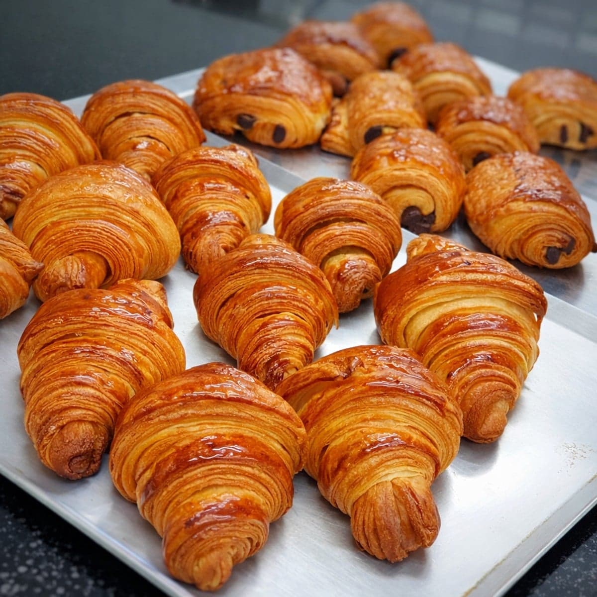 Croissants au beurre : feuilletés, dorés et fondants en bouche