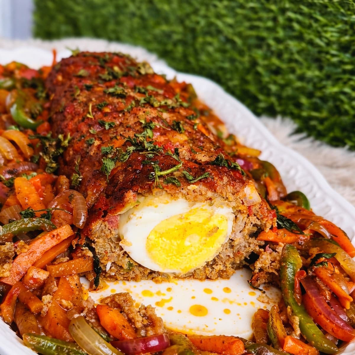 Pain de viande farci aux œufs… Un régal