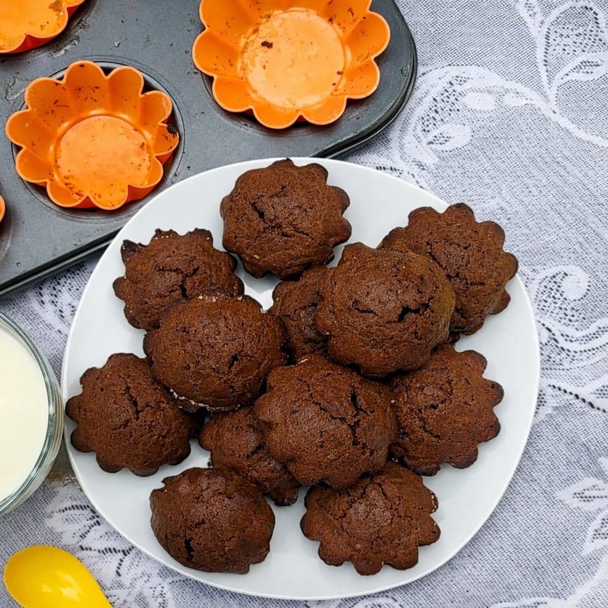 Muffins au chocolat en poudre : recette moelleuse