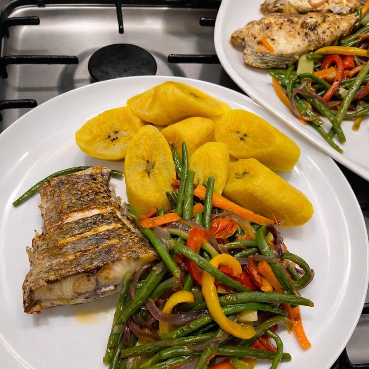 Haricots verts sautés au poisson capitaine : recette