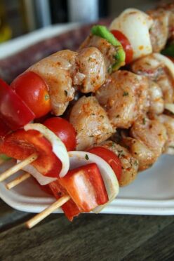 Marinade spéciale brochettes de poulet