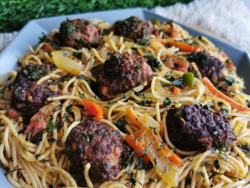 Spaghetti aux boulettes de viande