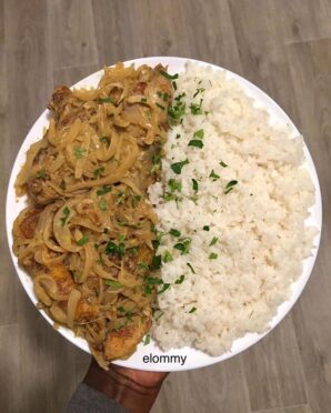 Yassa Pintade au riz parfumé