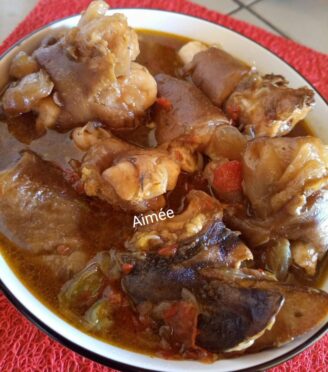 Soupe de pattes boeuf bien épicée ☺️☺️