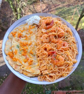 Délicieux plat de spaghetti